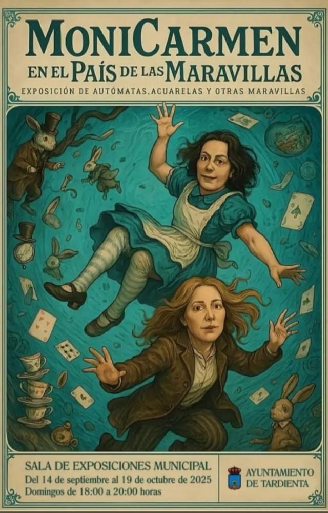 Imagen La exposición 'MoniCarmen en el país de las maravillas' se inaugura en Tardienta