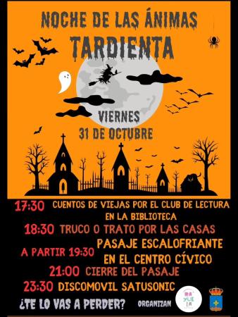Imagen Tardienta celebra Halloween con cuentos, pasaje del terror y discomóvil