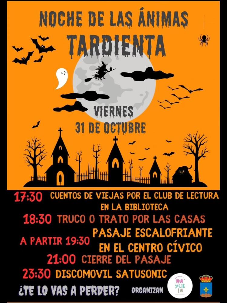 Imagen Tardienta celebra Halloween con cuentos, pasaje del terror y discomóvil