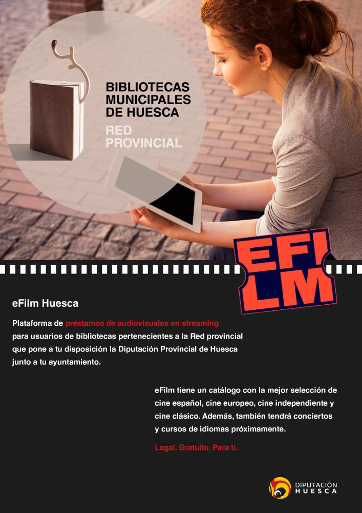 Imagen La biblioteca municipal de Tardienta ofrecerá acceso gratuito a cine y contenidos audiovisuales en streaming